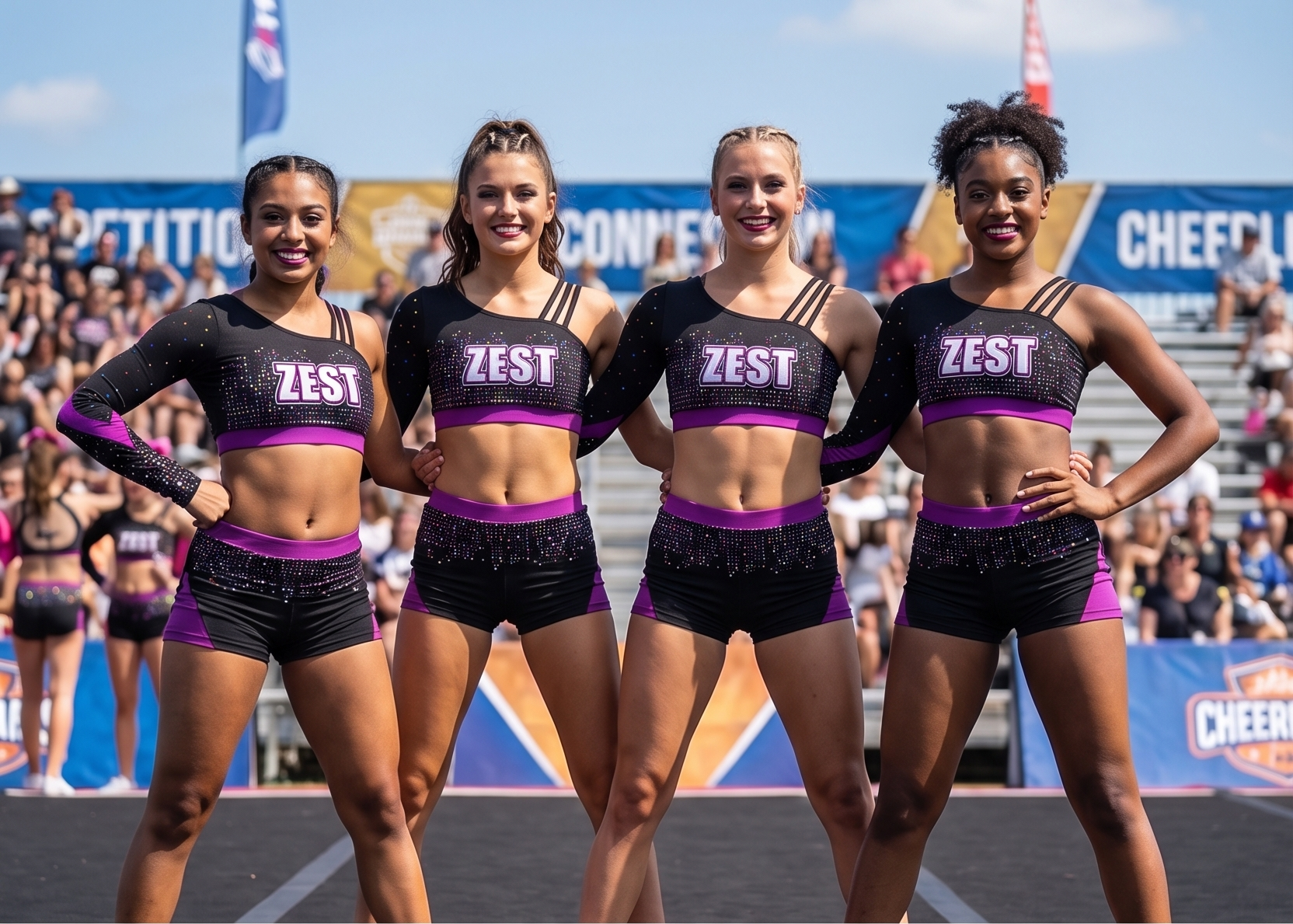 Custom Cheerleading Practice Uniform