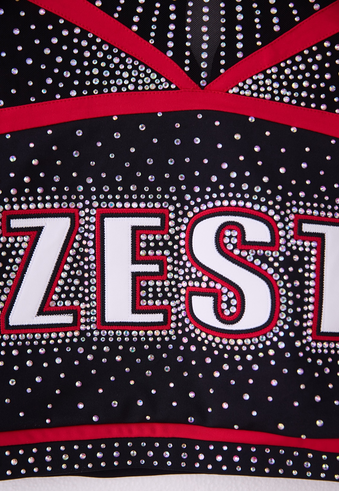 Sparkling rhinestone decoration
